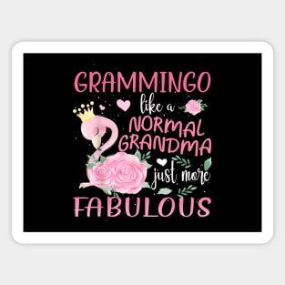 Grammingo Like a Normal Grandma Flamingo Magnet